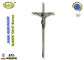 Kích thước 45 * 18 cm Ref No D012 màu đồng cổ thánh giá công giáo và crucifix quan tài trang trí