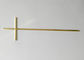D046 Zamak Cross và Crucifix Coffin Lid Trang trí Phụ kiện tang lễ màu vàng