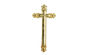 Chữ thập màu vàng và cây thánh giá tang lễ trang trí DP021