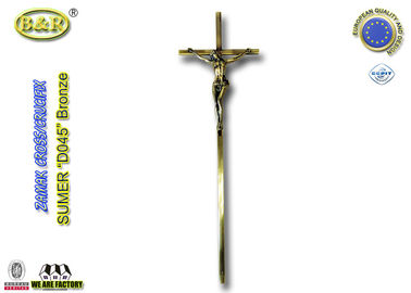 56.7 * 15.8 cm Công Giáo Kẽm Chéo Cho kim loại Quan Tài Trang Trí D045 zamak crucifix phong cách Châu Âu antique bronze