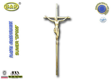 Kích thước 37.5 cm * 14 cm quan tài trang trí công giáo nhựa christ crucifixes Ref DP005 plasticos cruces con cristos