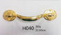 Dành cho người lớn Kim Loại Quan Tài Xử Lý Antique Brass Antique Copper Vàng Kết Thúc H040 kích thước 23.5 * 5 cm
