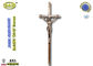 Ref No D018 màu Đồng Zamak chất liệu thập giá và crucifix tang lễ phụ kiện
