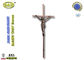Hợp kim kẽm chéo zamak crucifix / quan tài Trang Trí D051 Ý chất lượng màu đồng