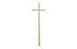 Antique brass vàng màu zamak crucifix chữ thập, quan tài phụ kiện D017 kim loại quan tài nắp trang trí kích thước: 57x16.5 cm